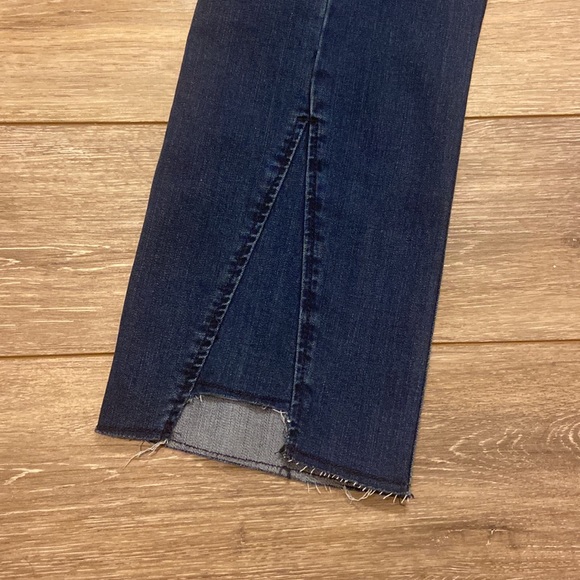 SOCIAL STANDARD BY SANCTUARY KICK CROP MID RISE JEANS SIZE 10 BLUE - Picture 13 of 16